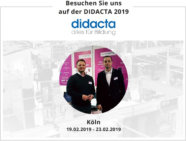 Luxnote Bildungsmesse Didacta 2019